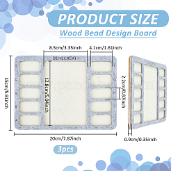 Доска для дизайна деревянных бусин из дерева DIY-WH0419-97D