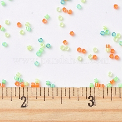 MIYUKIデリカビーズ  シリンダー  日本製シードビーズ  11/0  （db2066)蓄光ミックス6  1.3x1.6mm  穴：0.8mm  約2000PCS /ボトル&nbsp;SEED-JP0008-DB2066