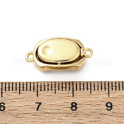 Прямоугольные латунные застежки-коробочки KK-P291-48G-01