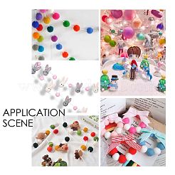 Шерстяные войлочные шарики&nbsp;AJEW-P081-A08