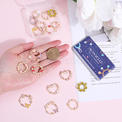 20шт 10 стиля подвески из сплава с эмалью&nbsp;ENAM-SC0004-12