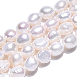 Нити из натурального культивированного пресноводного жемчуга PEAR-N014-08F