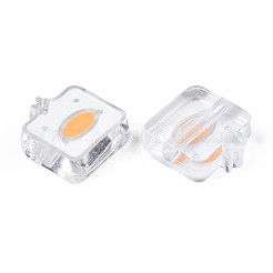 Прозрачные акриловые бусины&nbsp;ACRC-S039-09G