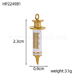 Подвески из нержавеющей стали 304 с эмалью&nbsp;STAS-OY003-74G