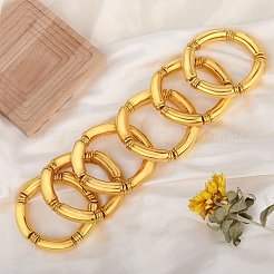 6 шт. ccb пластиковые изогнутые трубки из бисера&nbsp;BJEW-SW001583-01