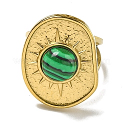 Ионное покрытие (ip) 304 нержавеющая сталь открытые манжетные кольца RJEW-C079-19G-01