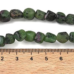 Rubino naturale in perline zoisite fili&nbsp;GG-CBA9392-04