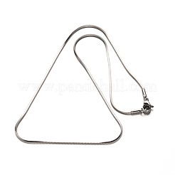 Ожерелья из нержавеющей стали 304 с рисунком «елочка»&nbsp;NJEW-N0047-08