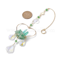 Натуральный зеленый авантюрин HJEW-JM01614-05