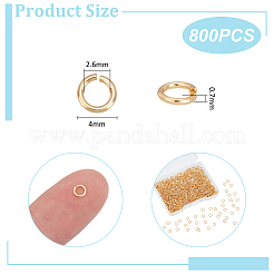 Латунные кольца прыжок открыт&nbsp;KK-UN0003-46D