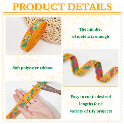 10 ярд полиэфирные ленты с вышивкой в этническом стиле&nbsp;OCOR-FG0002-26A