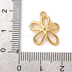 Anhänger aus Zirkonia aus Messing&nbsp;KK-D371-05G