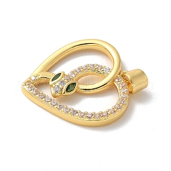 Латунные микро проложить кубического циркония подвески&nbsp;KK-P292-19G-02