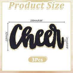 Вышитые нашивки на одежду из синели&nbsp;PATC-WH0816-012