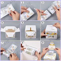 Spardose „Alles Gute zum Geburtstag“ zum Herausziehen von Geldgeschenken&nbsp;DIY-WH200050-31D