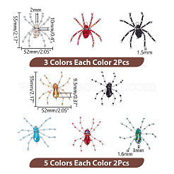 4 комплект стеклянных подвесок в 2 стилях FIND-WR0011-62