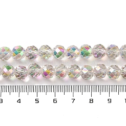 Нити гальванических бусин с полурадужным покрытием&nbsp;EGLA-H104-08A-HR02