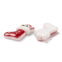 Weihnachtliche Cabochons aus undurchsichtigem Harz&nbsp;CRES-P022-04