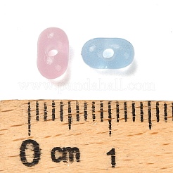 Светящиеся прозрачные акриловые бусины LACR-D009-01J