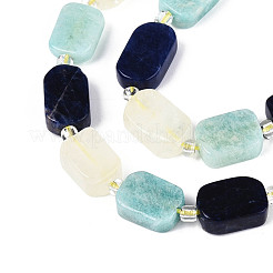Fili di perle di sodalite naturale&nbsp;G-N358-02A-07