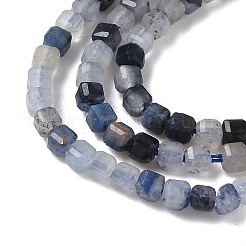 Нити из бусин авантюрина синего цвета&nbsp;LS-G-RM241221-K5