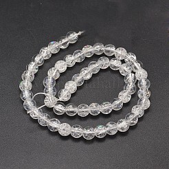 Гальванизирует треск стекла раунд шарик нити X-EGLA-J067-8mm-HR06