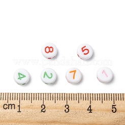 Непрозрачные акриловые бусины &nbsp;X-SACR-Q100-M034