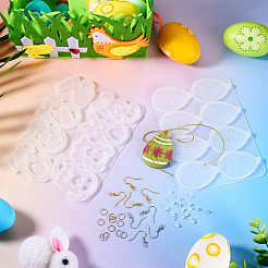 Пасхальная тема: наборы для изготовления сережек своими руками&nbsp;DIY-TA0009-48