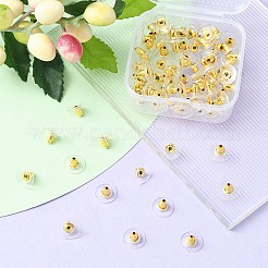 100 шт. Железные гайки для ушей KK-YW0002-09