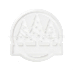 Рождественская серия кольцо тег силиконовые Молды SIL-B075-02A