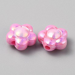 Chapado de abalorios de acrílico&nbsp;MACR-WH0007-128E