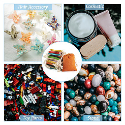 22 шт. 11-х цветные прямоугольные тканевые упаковочные мешочки ABAG-TA0001-87B