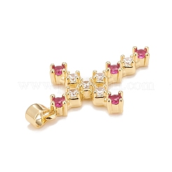 Латунные микро проложить кубического циркония подвески KK-A161-12G