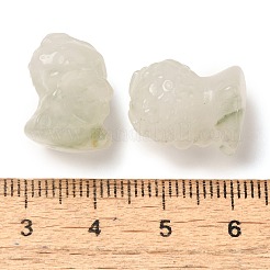 Резные бусины из натурального нефрита G-P550-14D