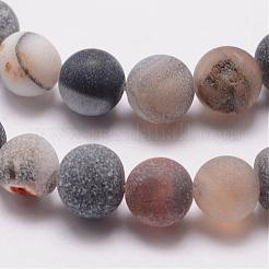 Натуральные друзы геодей агат из бисера G-K166-09-8mm-09