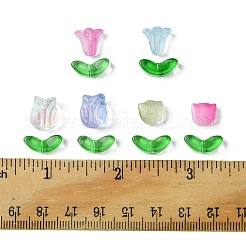 Прозрачные стеклянные бусины&nbsp;GLAA-FS0001-79