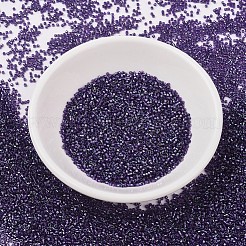 MIYUKIデリカビーズ  シリンダー  日本製シードビーズ  11/0  （db1756)輝く紫色の裏地アメジストab  1.3x1.6mm  穴：0.8mm  約20000個/袋  100 G /袋&nbsp;SEED-J020-DB1756