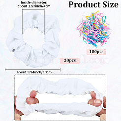 20 шт. хлопковые аксессуары для волос&nbsp;OHAR-SP0001-15