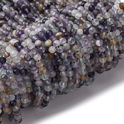 Природного флюорита бисер нитей&nbsp;LS-G-RM2025-A37-4mm