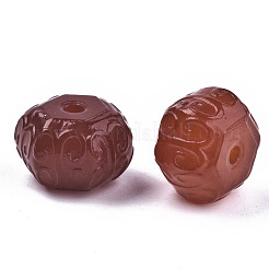 Резные натуральные агатовые бусы пряди G-T131-91