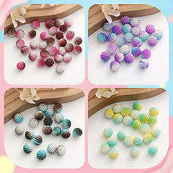 240 pz 8 colori perle acriliche imitazione perla&nbsp;OACR-PA0001-62