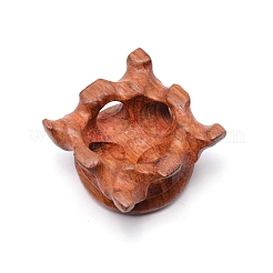 Piédestal d'affichage de boule de cristal en bois&nbsp;ODIS-WH0010-33C-01