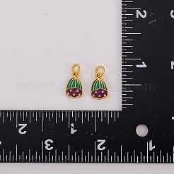20 stücke rack beschichtung legierung emaille charms&nbsp;ENAM-SZ0003-06