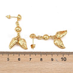 Серьги-гвоздики из нержавеющей стали 304&nbsp;EJEW-P325-02G