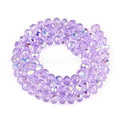 Прозрачные стеклянные бусины X-EGLA-N016-6mm-03