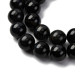 Нити железных бусин натурального синего тигрового цвета G-G286-A03-12mm