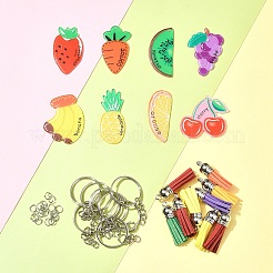 Наборы для изготовления акриловых брелоков с фруктами своими руками&nbsp;DIY-FS0006-80