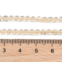 Colliers de perles en quartz citron naturel (chauffé)&nbsp;GG-NH0007-E01-02