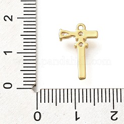 Pendentifs avec zircon cubiques à micro-pavés en laiton&nbsp;KK-M310-01G-20