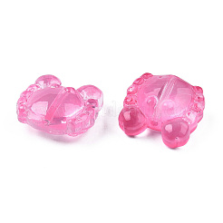 Perlas de vidrio pintado en aerosol transparente&nbsp;LS-GLAA-N035-026-C04
